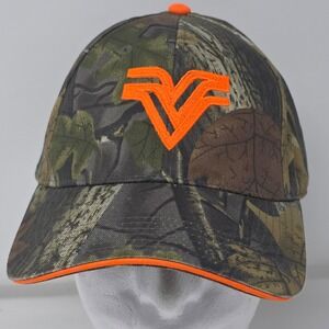 Valmont Camouflage Baseball Strapback‎ Otto Cap Hat Camo Orange Farm